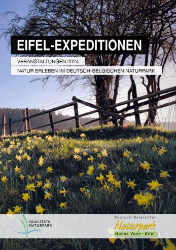Titelbild Veranstaltungskalender "Eifel-Expeditionen 2024"