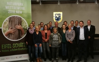 Zu einem Arbeitstreffen im Rahmen des Naturparkwettbewerbs.2018.NRW wurden alle Kommunen eingeladen. <span class="copy">&copy; Naturpark Nordeifel</span>