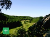 Das Perlenbachtal von der Bieley bei Monschau-Höfen. Copyright: VDN / P. Getrost 