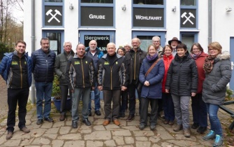 Das jährliche Referenten-Treffen des Naturparks Nordeifel e.V. fand im Besucherbergwerk „Grube Wohlfahrt“ statt. <span class="copy">&copy; Naturpark Nordeifel e.V.</span>