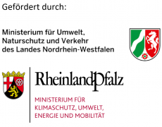 Logos Umweltministerien NRW u. RLP