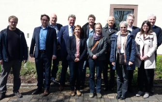 Mitglieder/innen der Deutsch-Belgischen Kommission trafen sich zur Leitbildentwicklung im Naturparkzentrum Prümer Land <span class="copy">&copy; Deutsch-Belgischer Naturpark Hohes Venn - Eifel</span>