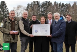 Nationalpark Eifel, Naturpark Nordeifel und Harald Bardenhagen freuen sich über die Auszeichnung <span class="copy">&copy; (Foto: Nationalparkverwaltung Eifel/M. Weisgerber)</span>