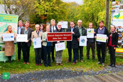 Pressefoto zum Start des grenzüberschreitenden Interreg-Projekts <span class="copy">&copy; Dt.-Belg. Naturpark Hohes Venn - Eifel / René Stock</span>