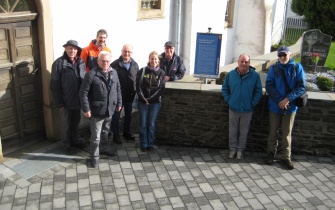 Pressefoto zur Vorstellung des neuen Wanderwegenetzes in Kerschenbach. <span class="copy">&copy; Nico Lenzen, TI Gerolsteiner Land</span>