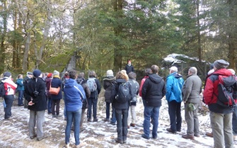 Zahlreiche Interessierte nahmen an der Fortbildung &quot;Kreative Wissensvermittlung am ehemaligen Westwall in der Schneifel&quot; teil. <span class="copy">&copy; Naturpark Nordeifel e.V.</span>