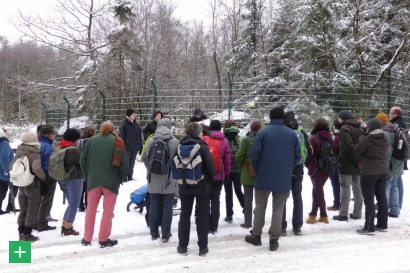 Zahlreiche Interessierte nahmen an der Fortbildung „Grenzraum - Erinnerungsraum“ des BUND und des Naturparks Nordeifel teil. <span class="copy">&copy; Naturpark Nordeifel e.V.</span>